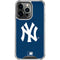 MLB New York Yankees - Solid Distressed iPhone 14 Pro Clear Case